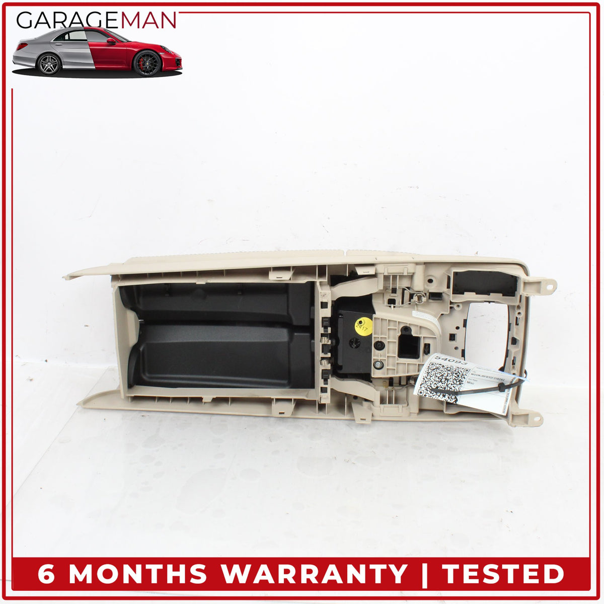 2014-2017 Mercedes C207 E400 Coupe Front Center Armrest Lid Cover Beige OEM
