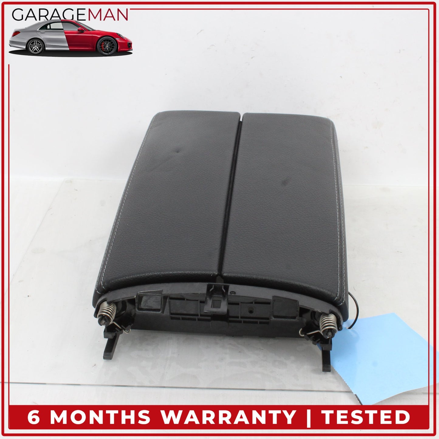 2015-2020 Mercedes W205 C300 Front Center Console Arm Rest Armrest Black OEM
