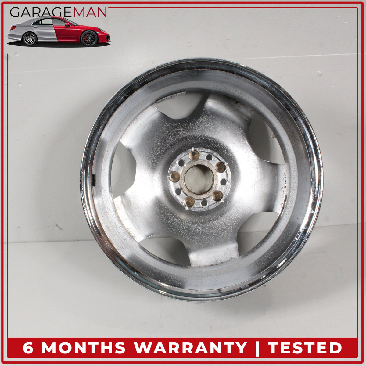 2007-2009 Mercedes W221 S600 Front Wheel Rim 8.5JX18 H2 ET43 2164010502 OEM