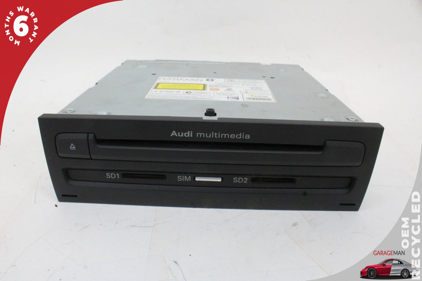 2011-2016 Audi A8 S8 Audio Radio Stereo MMI Multimedia CD Player 4H0035746C OEM