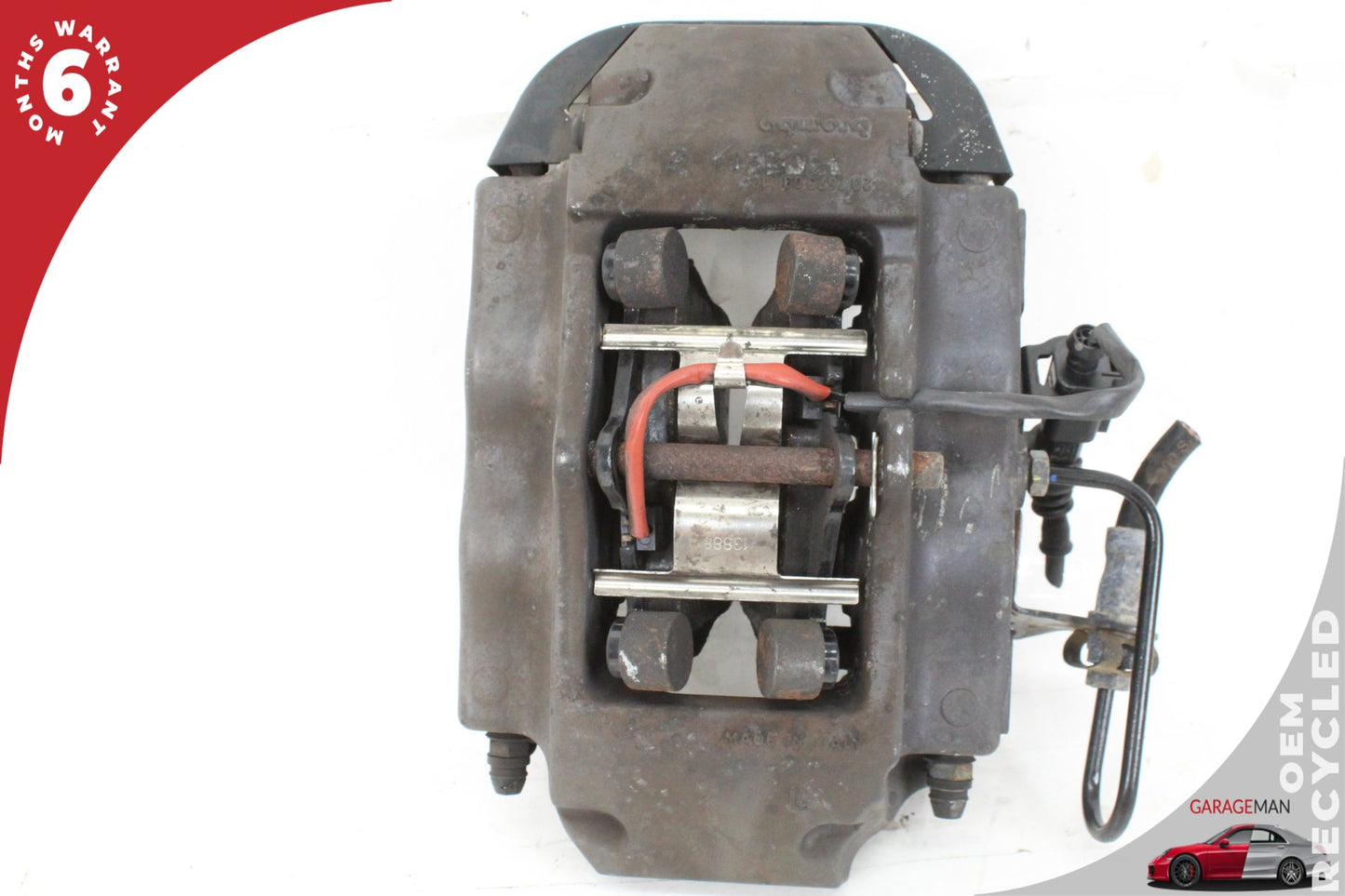 2007-2015 Audi Q7 SUV Rear Left and Right Side Brake Caliper Set Brembo OEM