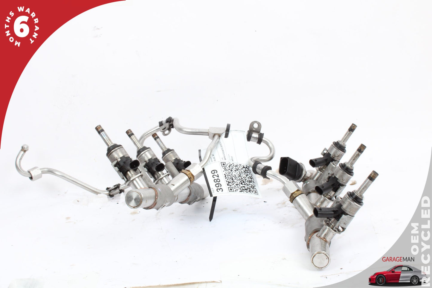 2015-2019 Audi A7 A6 A8 S4 Q7 3.0L Fuel Rail Line w/ Injectors 06E130089AF OEM