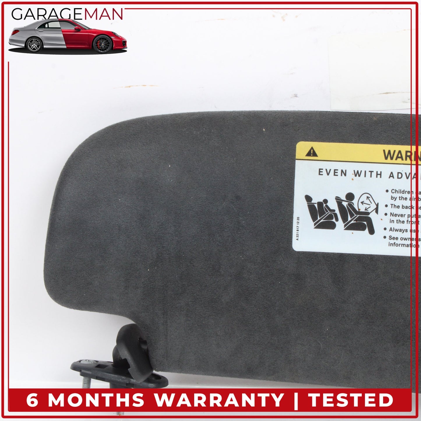 2007-2014 Mercedes-Benz CL550 W216 Coupe Right & Left Side Sun Visor Shade Sunvisor Set 2218101310 OEM
