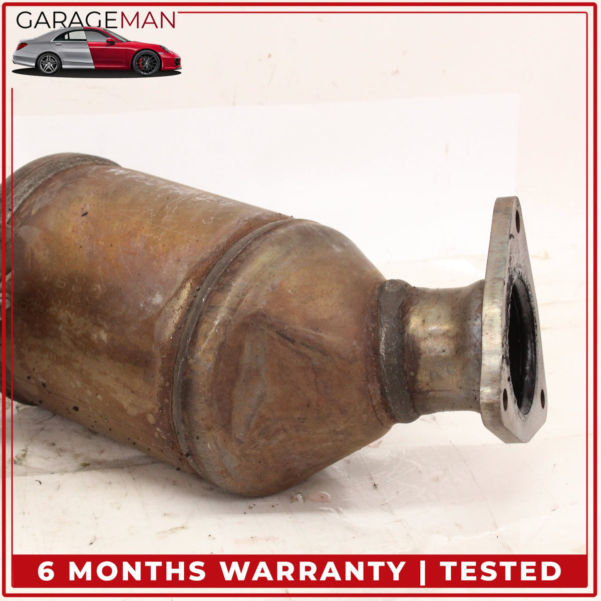 2012-2015 Audi A6 A7 3.0L V6 Engine Left Side Exhaust Downpipe 4G0254202M OEM