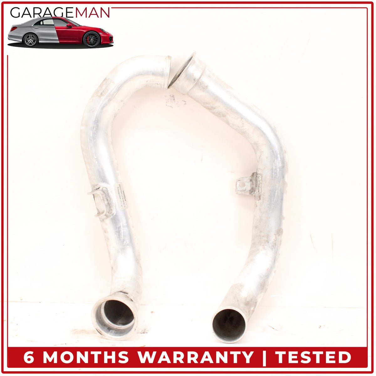 2014-2021 Mercedes W212 E400 SL400 Intercooler Hose Left and Right Side Set OEM