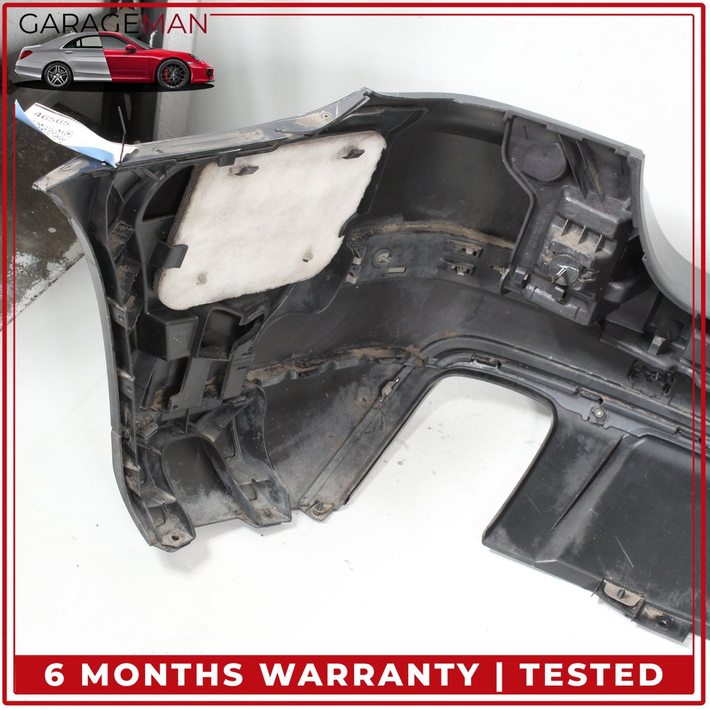 2009-2011 Mercedes W164 ML350 ML550 Base Rear Bumper Cover Assembly Gray OEM