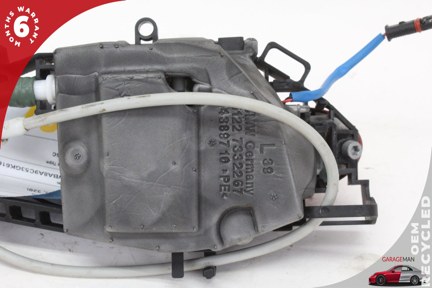 2012-2018 BMW 320i F30 Rear Left Side Exterior Door Handle Red 7332267 OEM