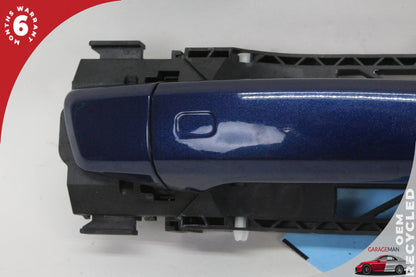 2015-2020 Audi A3 S3 RS3 Rear Right Side Exterior Door Handle Blue 8V0839885 OEM