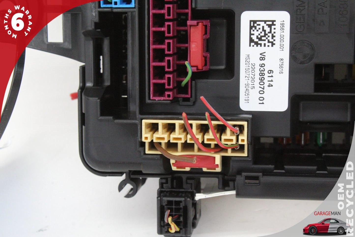 2012-2020 BMW 320i F30 Rear Trunk Power Distribution Relay Fuse Box 9389070 OEM
