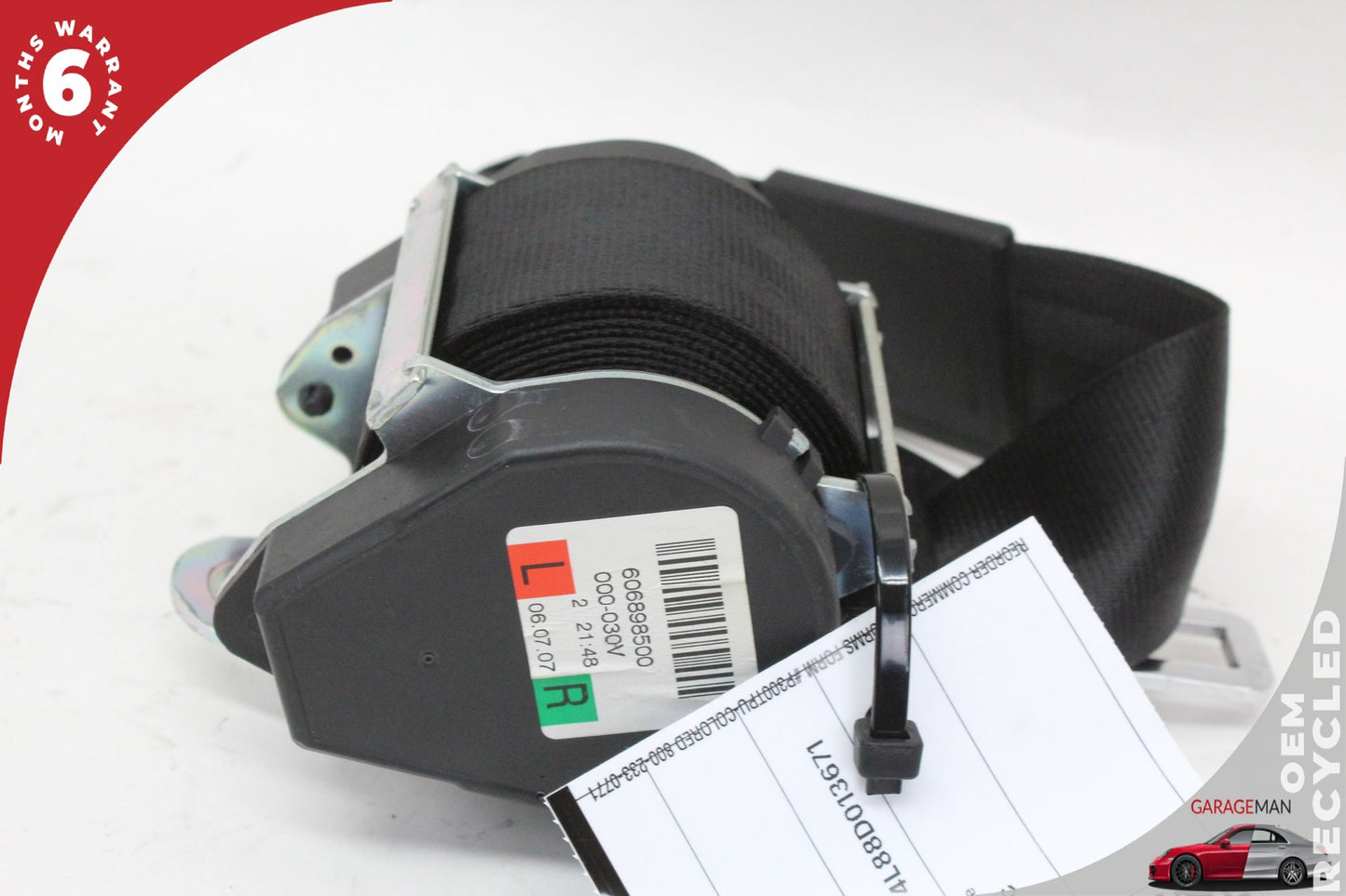 2007-2015 Audi Q7 Rear Left or Right Side 3rd Third Row Seat Belt 4L0857811B OEM