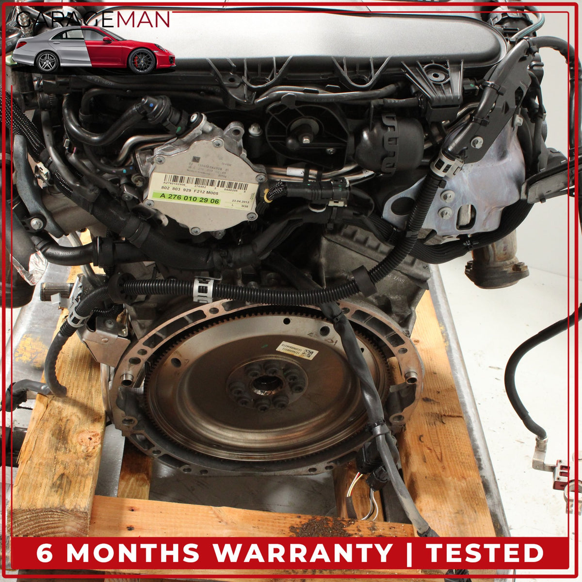 2012-2016 Mercedes W212 E350 AWD 3.5L V6 Engine Motor Assembly 276.952 OEM 85K