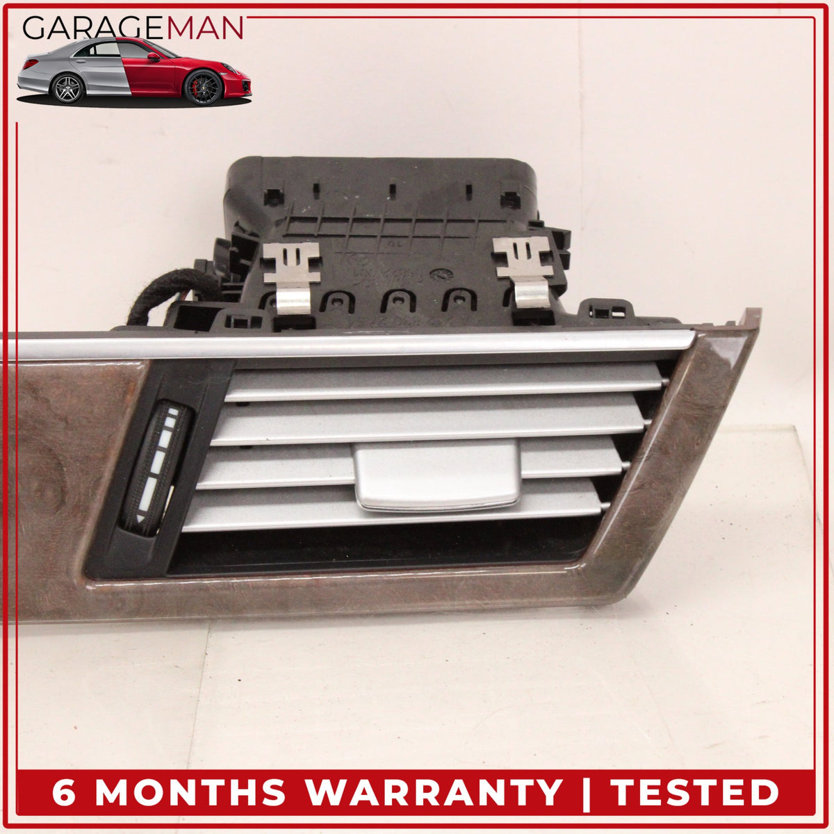 2010-2013 Mercedes W212 E350 Front Dashboard AC A/C Air Vent Wood Panel OEM