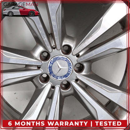 2014-2017 Mercedes W222 S550e S600 Rear Wheel Rim w/ Tire 9.5JX19H2 ET43.5 OEM