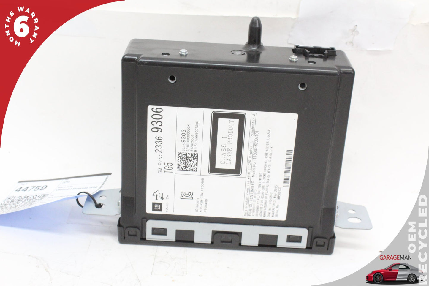 2015-2019 Chevrolet Silverado 1500 CD DVD Player AM FM Radio Receiver OEM