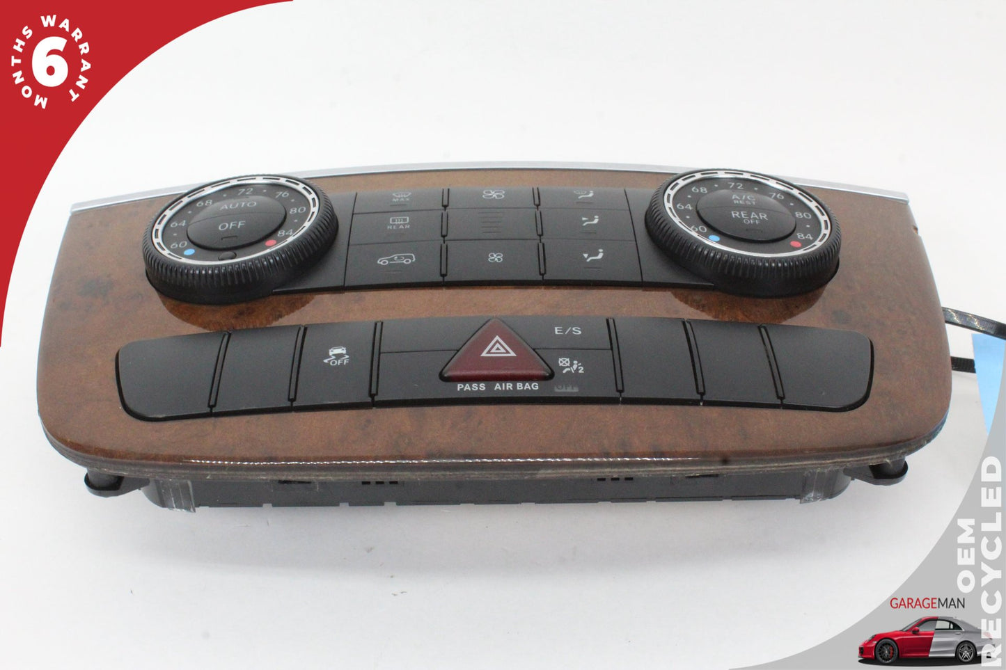 2010-2013 Mercedes-Benz R350 W251 Center Dash AC Heater Temperature Switch Panel