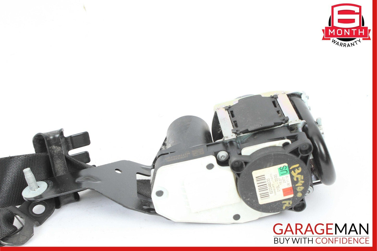 10-13 Mercedes W212 E550 E400 Seat Belt Front Left Driver Side Black OEM