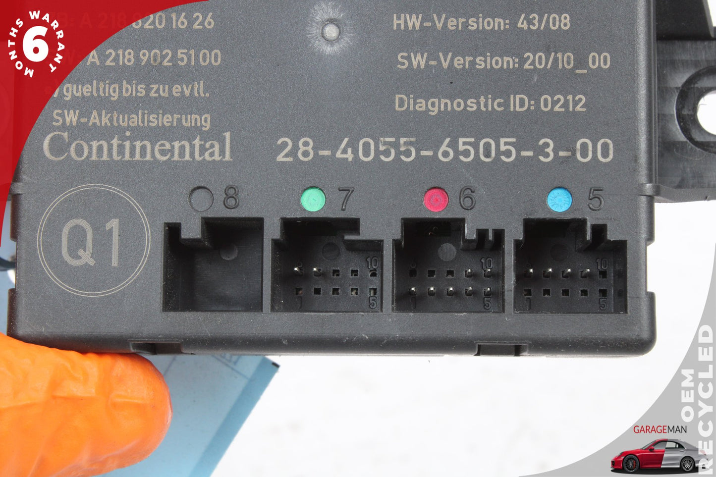2008-2018 Mercedes-Benz C250 W204 Right Rear Door Control Module 2189001501 OEM