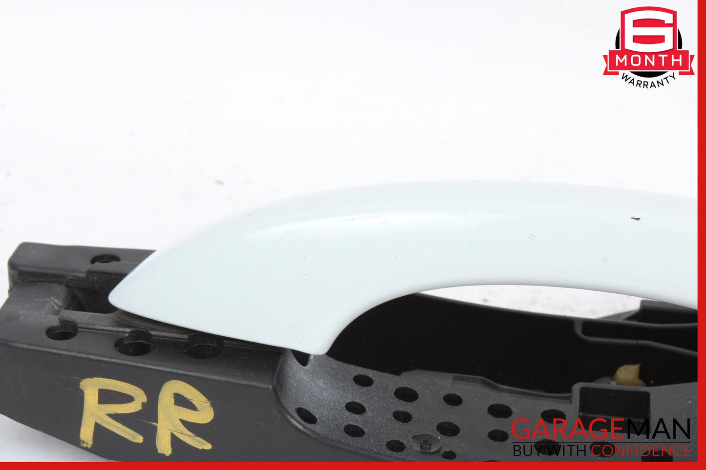 2012-2018 Audi S7 Rear Right Side Exterior Door Handle White 4H0837886 OEM