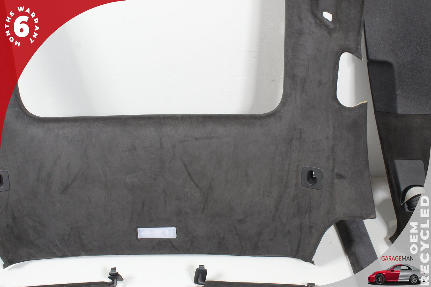 2011-2014 Porsche Cayenne 92A Headliner Pillar Trim Panel Cover Set Black 95855552402