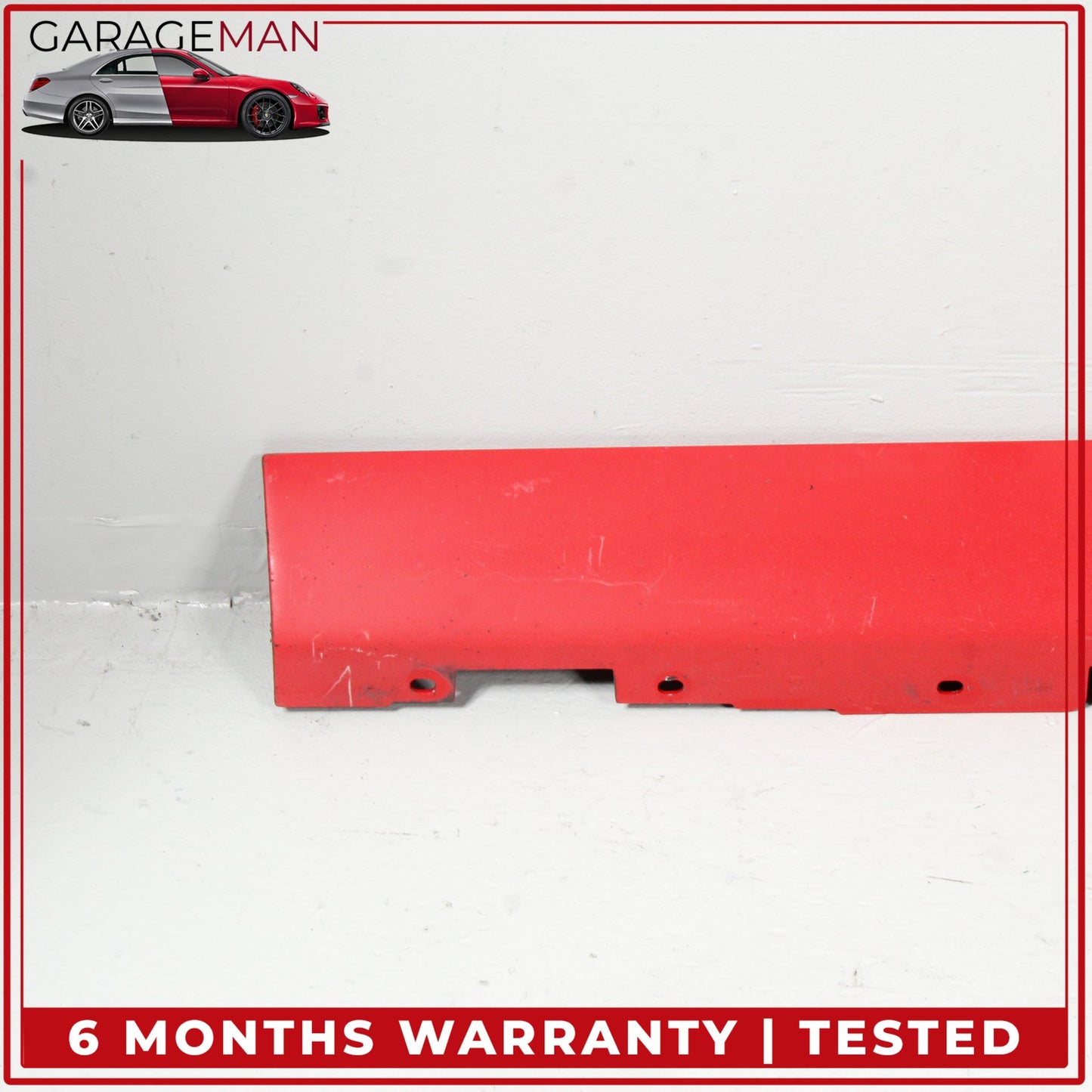 2002-2005 Ford Thunderbird Left Side Skirt Rocker Panel Red 1W637610155A OEM