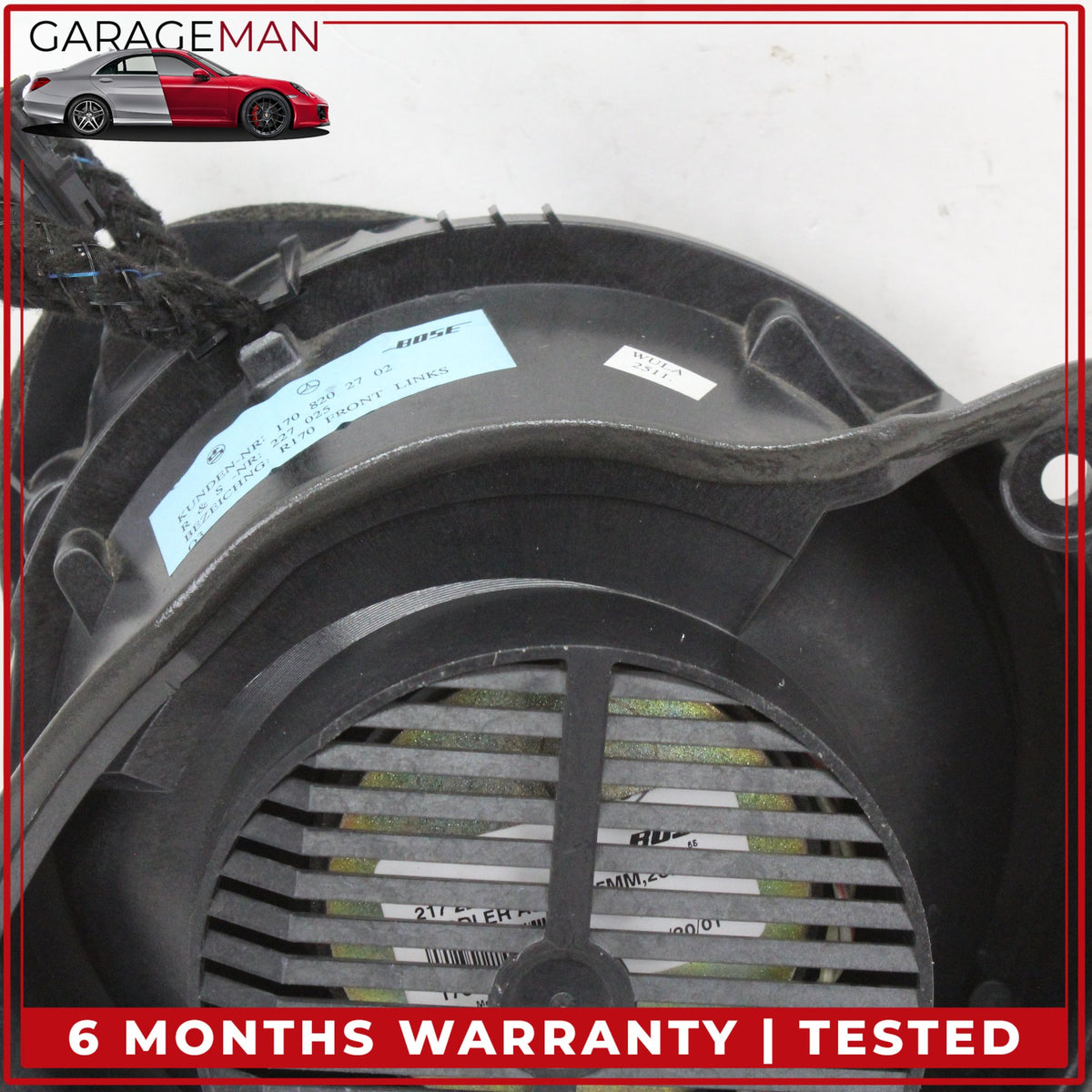 1997-2004 Mercedes-Benz SLK230 R170 Front Left/Right Door Audio Speaker 1708202802