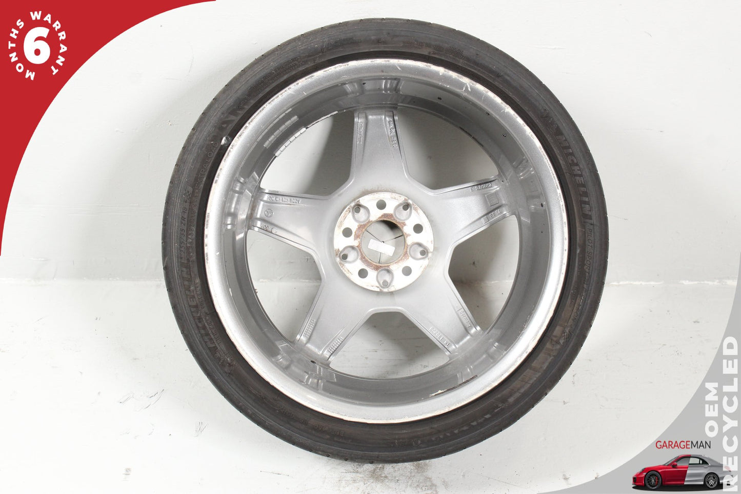 2009-2015 Mercedes W204 C300 Rear Wheel Rim w/ Tire 9JX18 H2 ET54 2044014002 OEM
