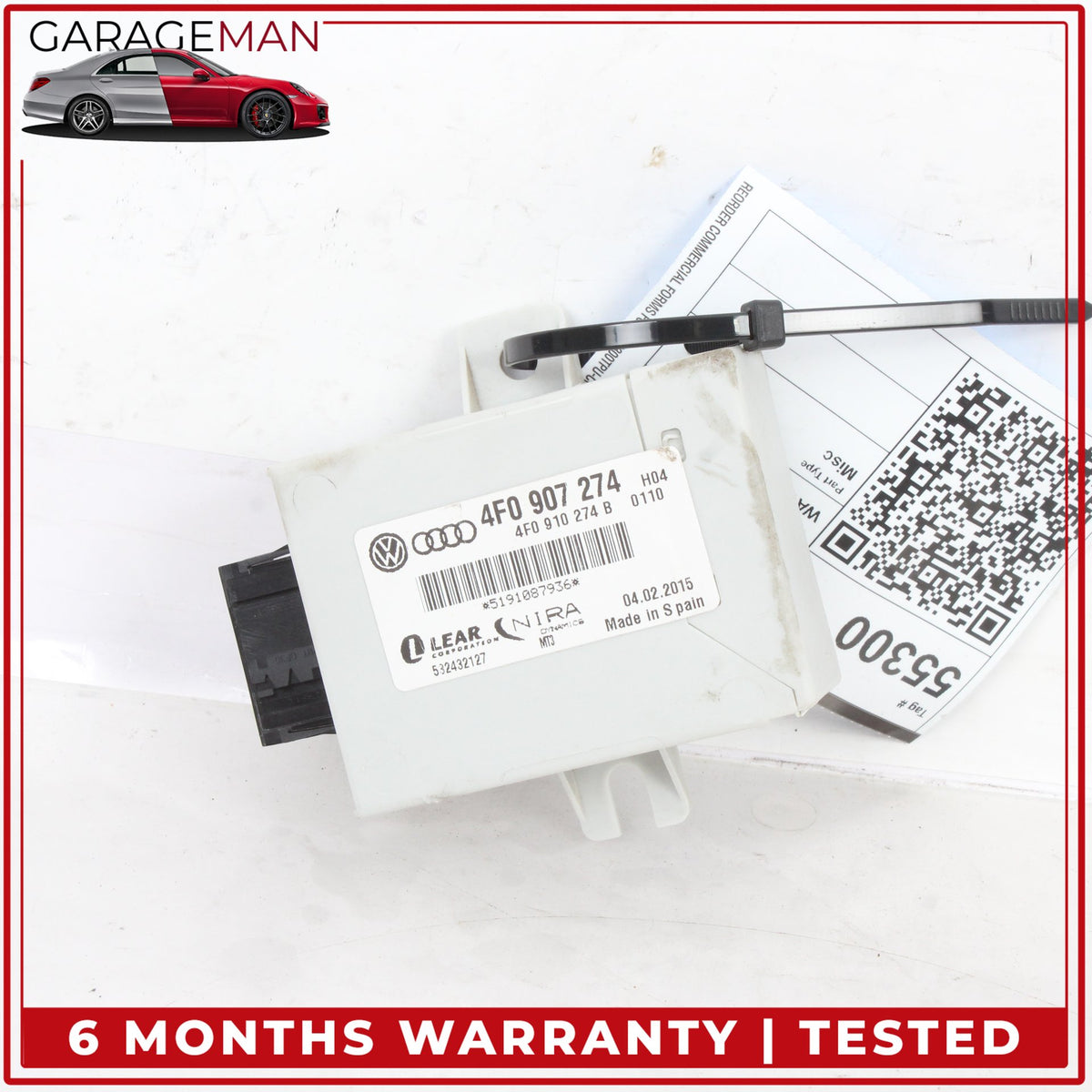 2010-2015 Audi Q7 SUV TPMS Tire Pressure Control Module Unit 4F0907274 OEM