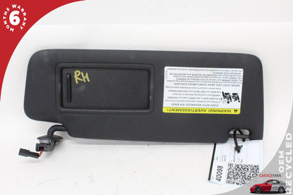 2015-2025 Audi A3 S3 RS3 Right Passenger Side Sun Visor 8W0857552 OEM