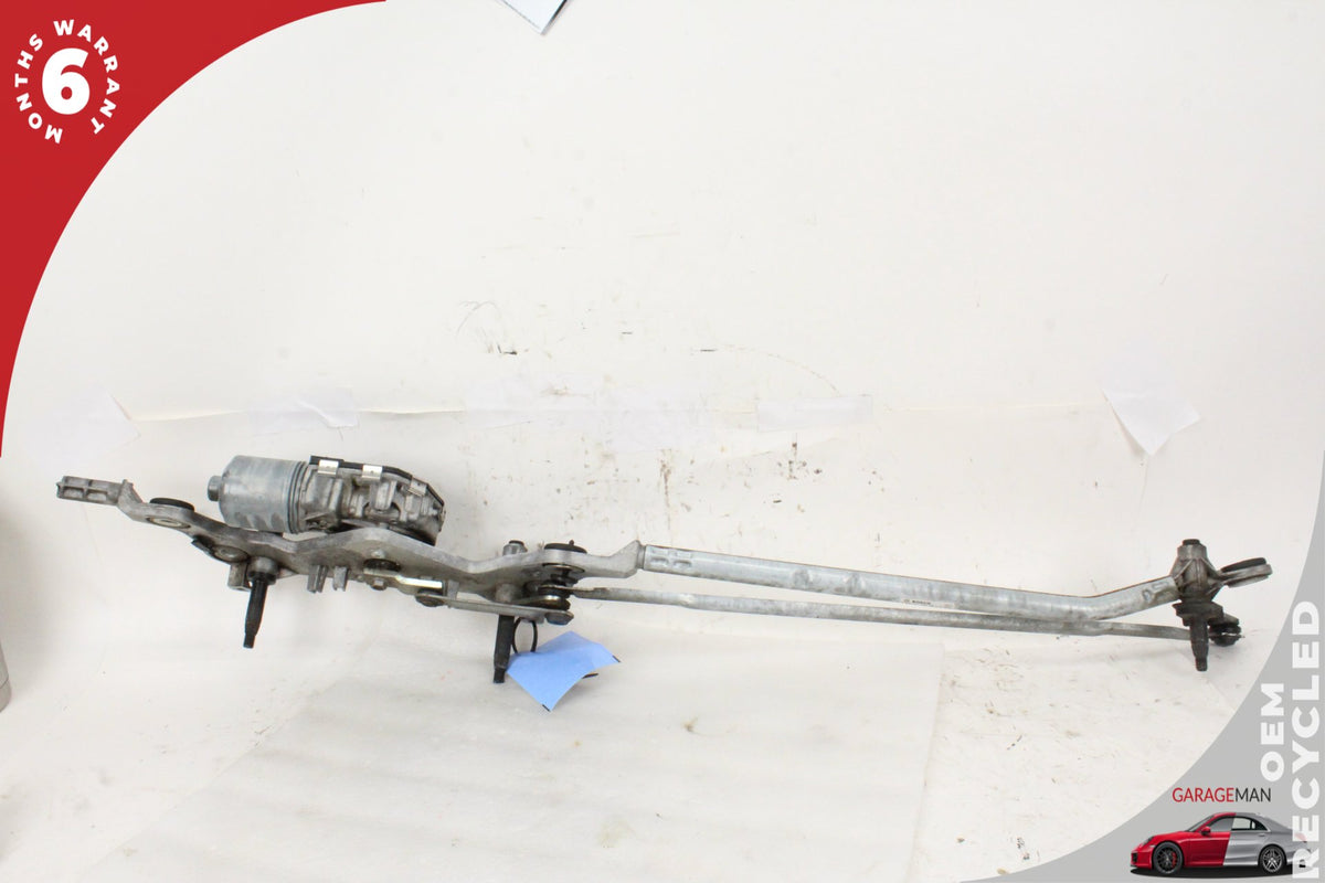 2011-2018 Porsche Cayenne 958 Front Windshield Wiper Linkage w/ Motor OEM
