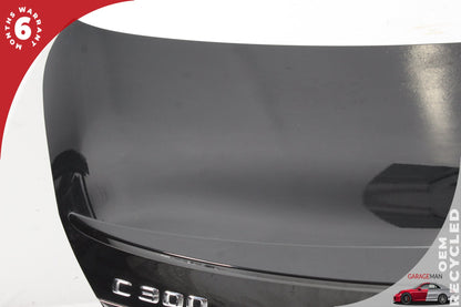 2015-2021 Mercedes W205 C300 C63 AMG Sedan Trunk Lid Panel Assembly Black OEM