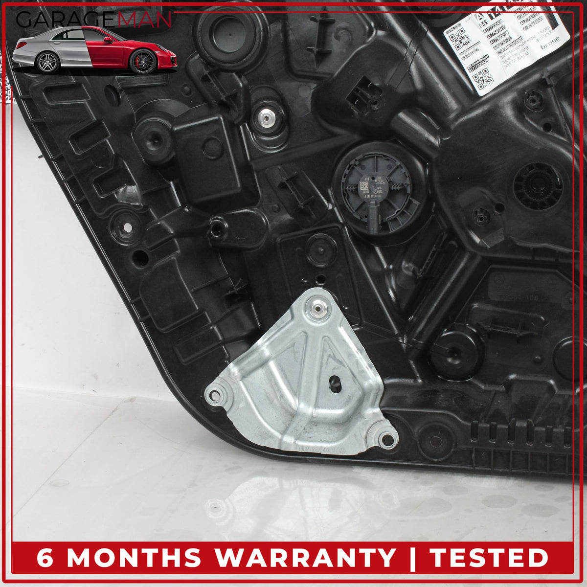 2019-2022 Mercedes W117 A220 Front Left Window Regulator w/ Carrier Assy OEM