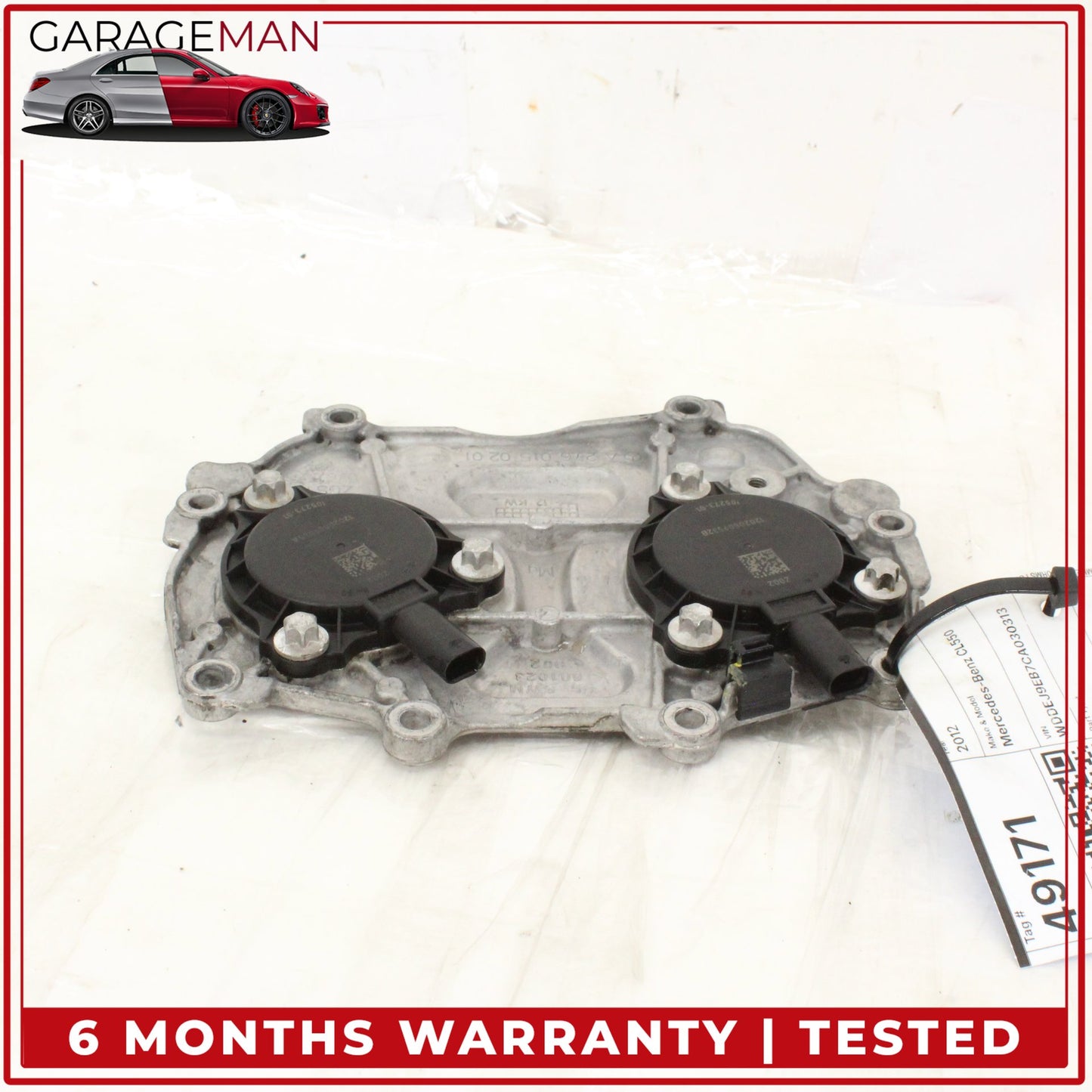 2012-2018 Mercedes W216 CL550 Engine Timing Chain Cover Plate 2760150201 OEM
