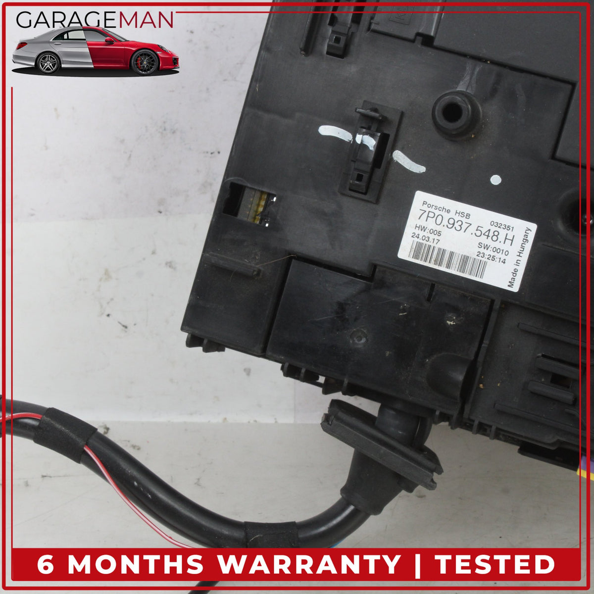 2011-2018 Porsche Cayenne 958 Rear Trunk Relay Junction Fuse Box 7P0937548H OEM