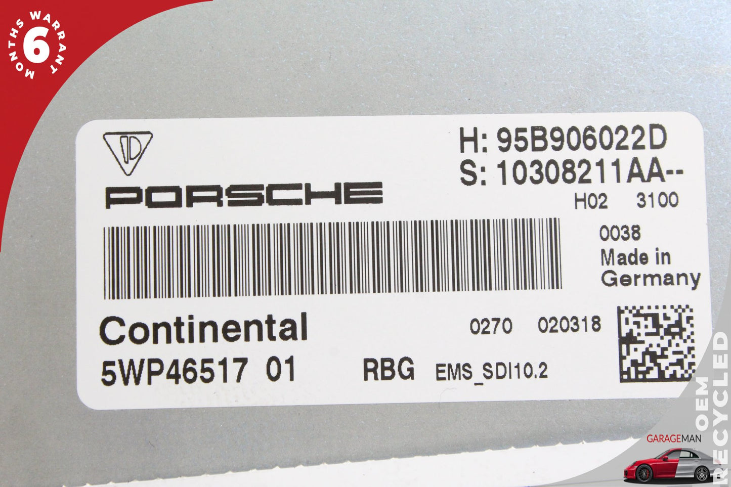 2015-2018 Porsche Macan 95B Engine Control Module ECU ECM PCM 95B906022B OEM
