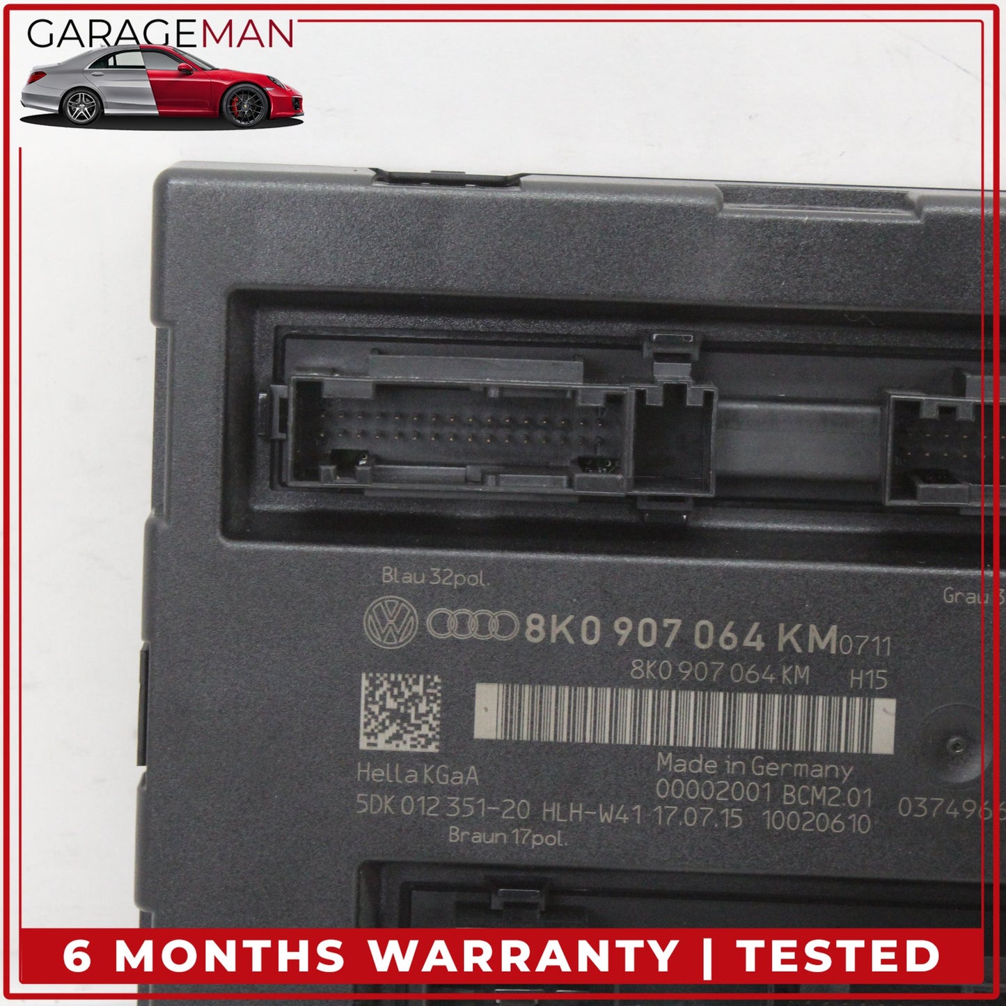 2013-2017 Audi A4 A5 BCM Body Comfort Control Module Unit 8K0907064KM OEM