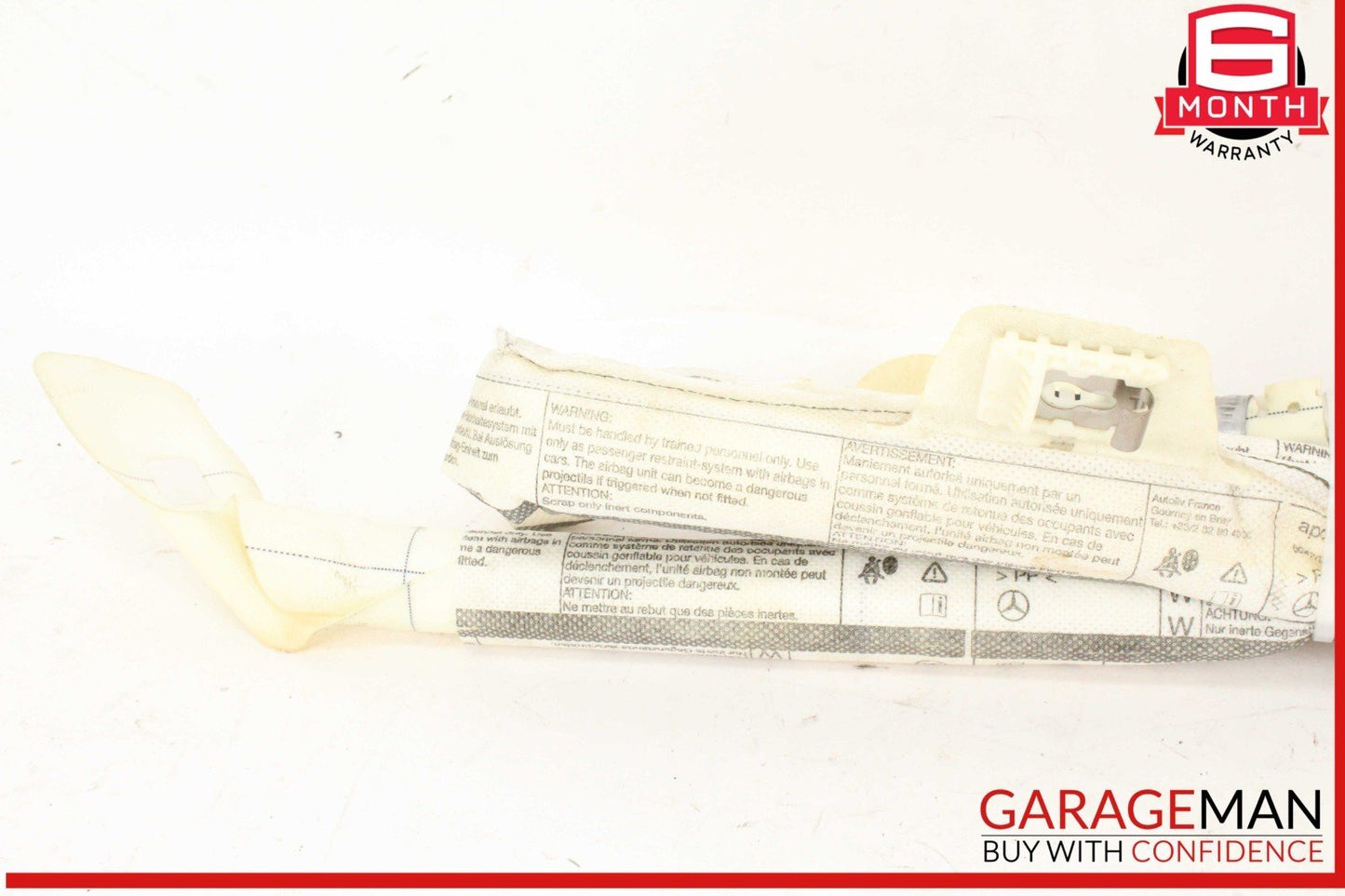 08-14 Mercedes W204 C300 C250 Left Driver Side Roof Curtain Airbag Air Bag OEM