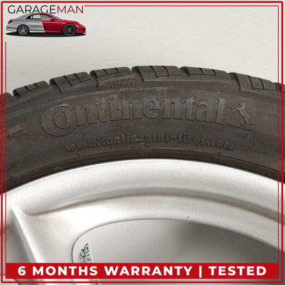 1998-2005 Porsche 911 996 Front Wheel Rim w/ Continental Tire 99636213603 OEM
