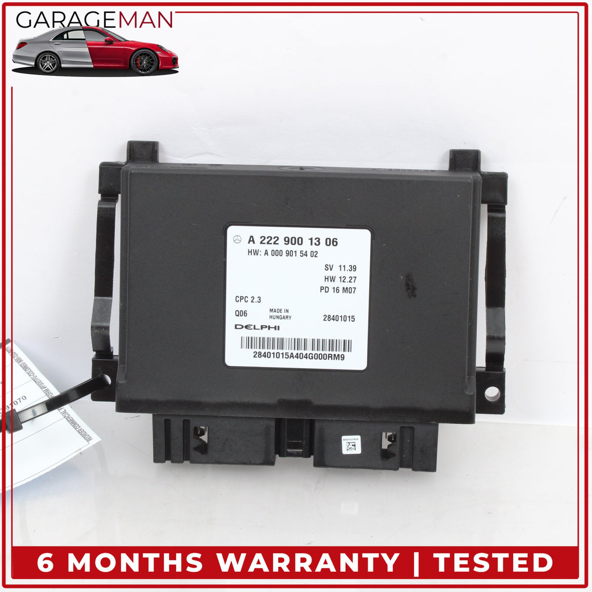 2014-2018 Mercedes W222 S550e Transmission Control Module Unit 2229001306 OEM
