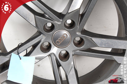 2017-2020 Audi A4 S4 5 Spoke Wheel Rim w/ Michelin Tire 8.0Jx18H2 8W0601025M OEM
