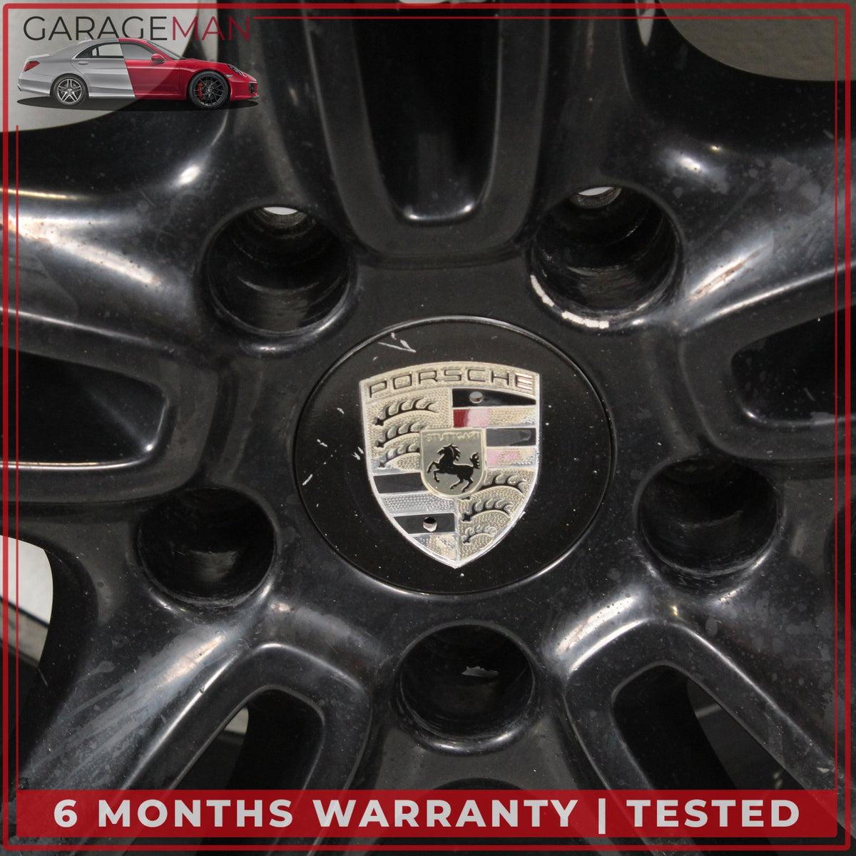 2010-2016 Porsche Panamera 970 Rear Side Wheel Rim 10JX19H2 ET61 97036216000 OEM