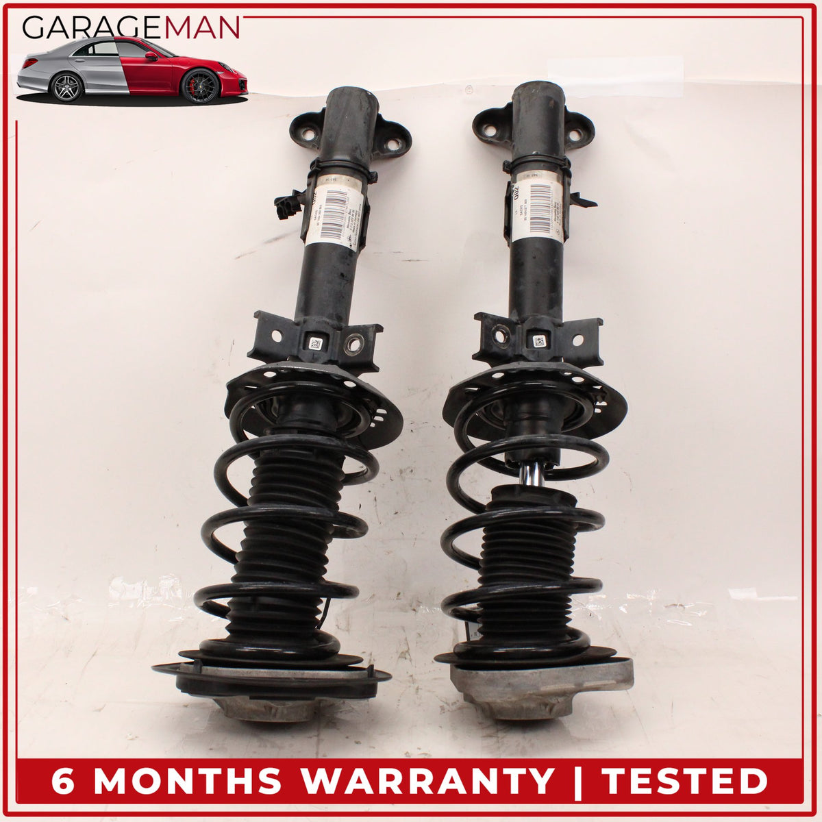10-16 Mercedes W212 E400 Front Left and Right Shock Absorber Spring Strut OEM