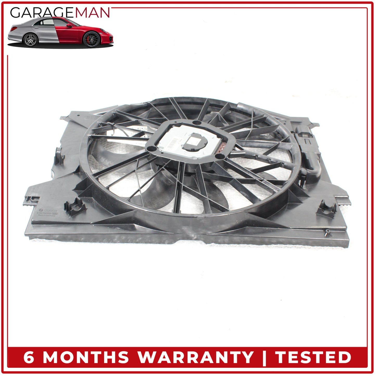 2006-2009 Mercedes W211 E350 Cooling Fan Blade w/ Shroud & Motor 2115001693 OEM