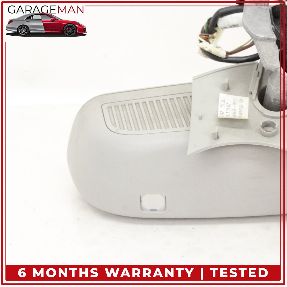 2006-2011 Mercedes W219 CLS550 Front Upper Windshield Rear View Mirror Gray OEM