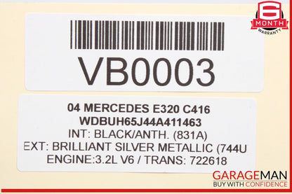 2003-2006 Mercedes W210 E320 Wagon Rear 3rd Row Lower Bottom Seat Cushion OEM