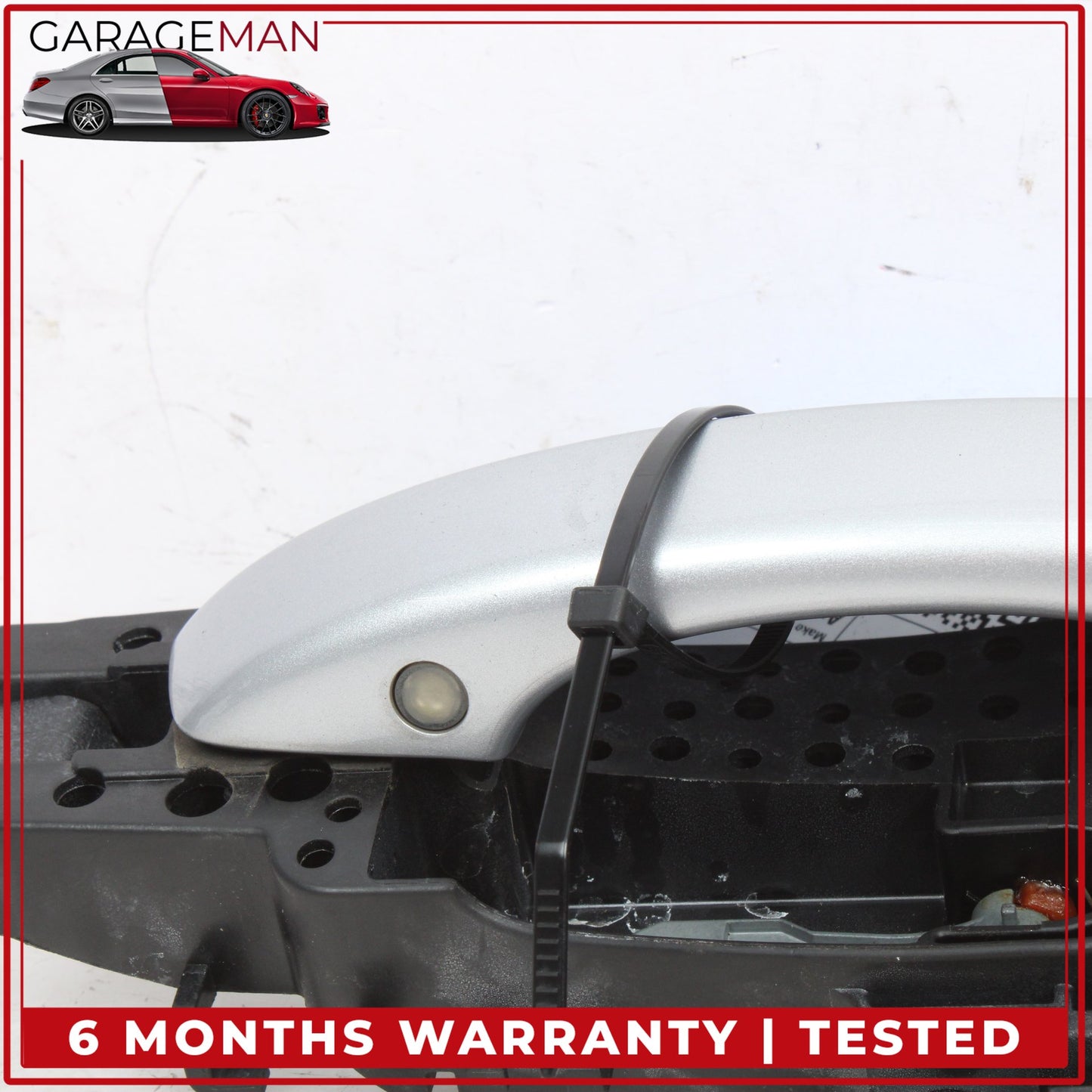 2017-2024 Audi Q7 Front Left Side Exterior Door Handle Silver 4M1837885A OEM