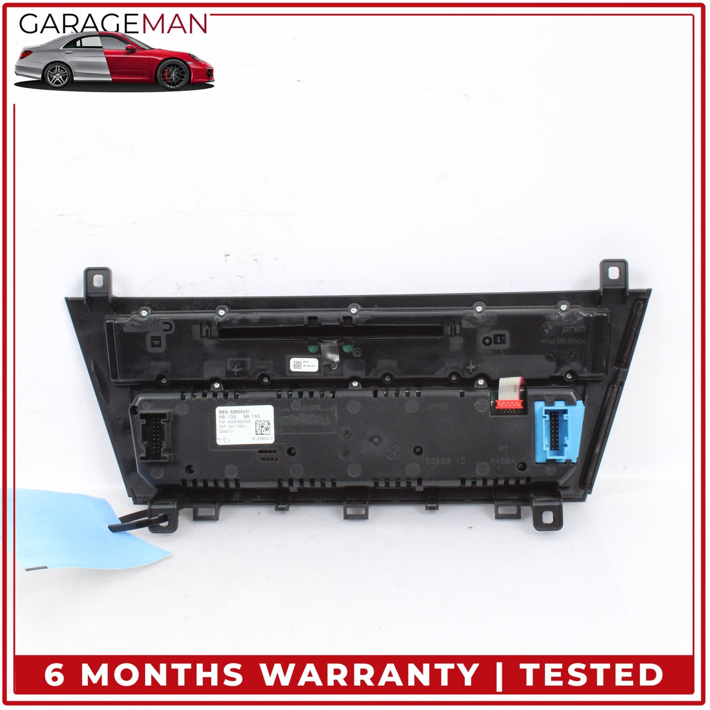 2012-2019 BMW 650i F06 AC Temperature Climate Control Radio Panel 9299034 OEM