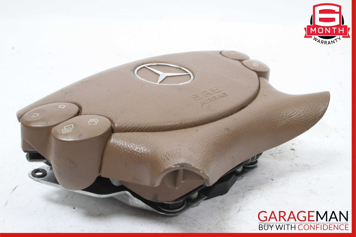 03-12 Mercedes CLK350 E550 SL500 Steering Wheel Airbag Air Bag Assembly Brown