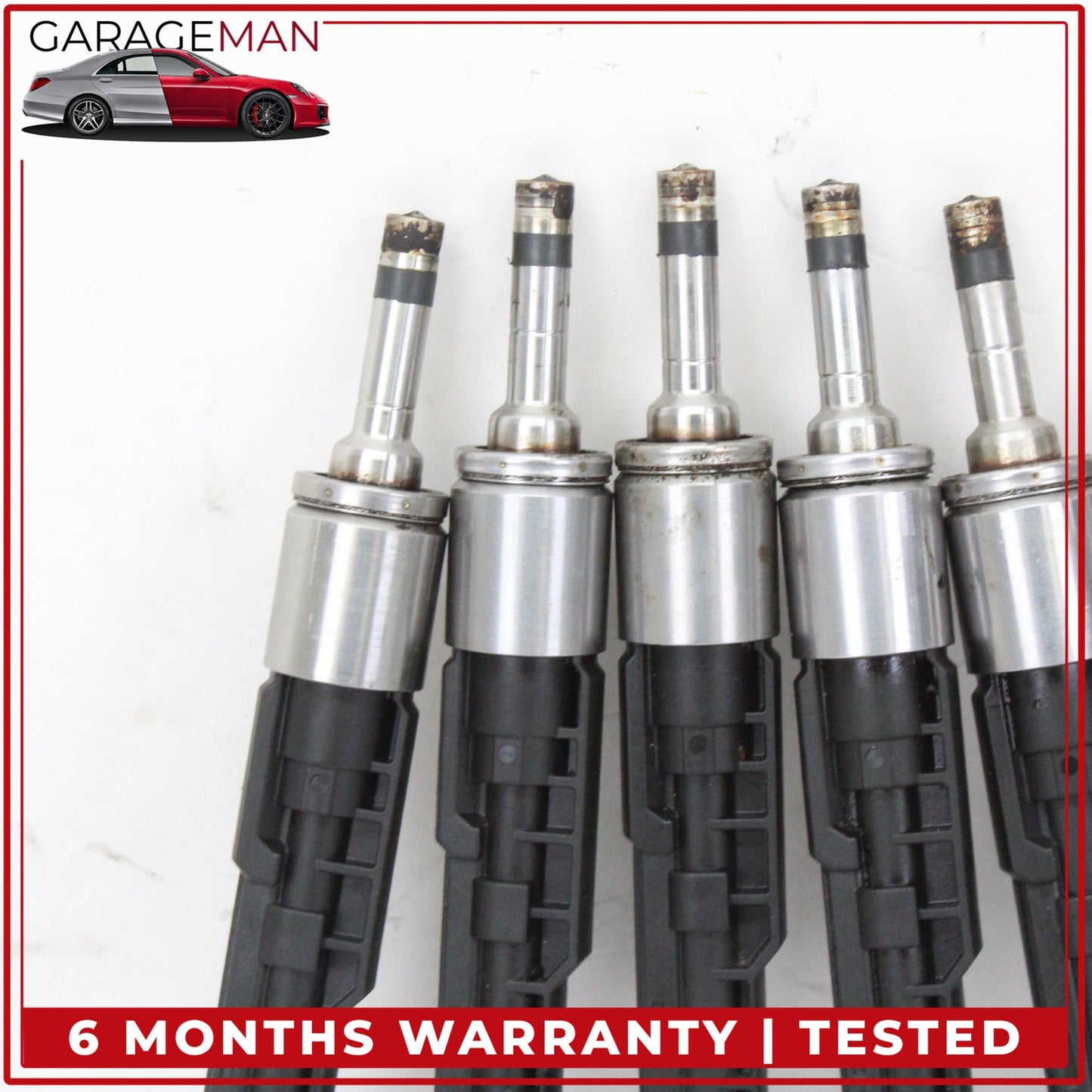 2014-2018 BMW X5 F15 AWD N63 Engine Fuel Injector Set of 8 8627842 OEM