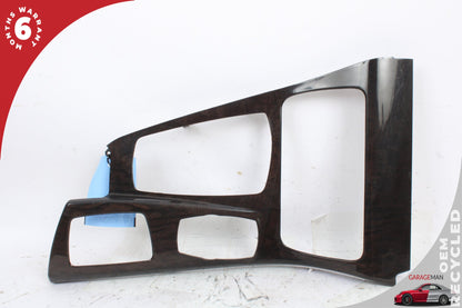 2011-2016 BMW 528i F10 Center Console Shifter Wood Trim Cover Panel 9206389 OEM