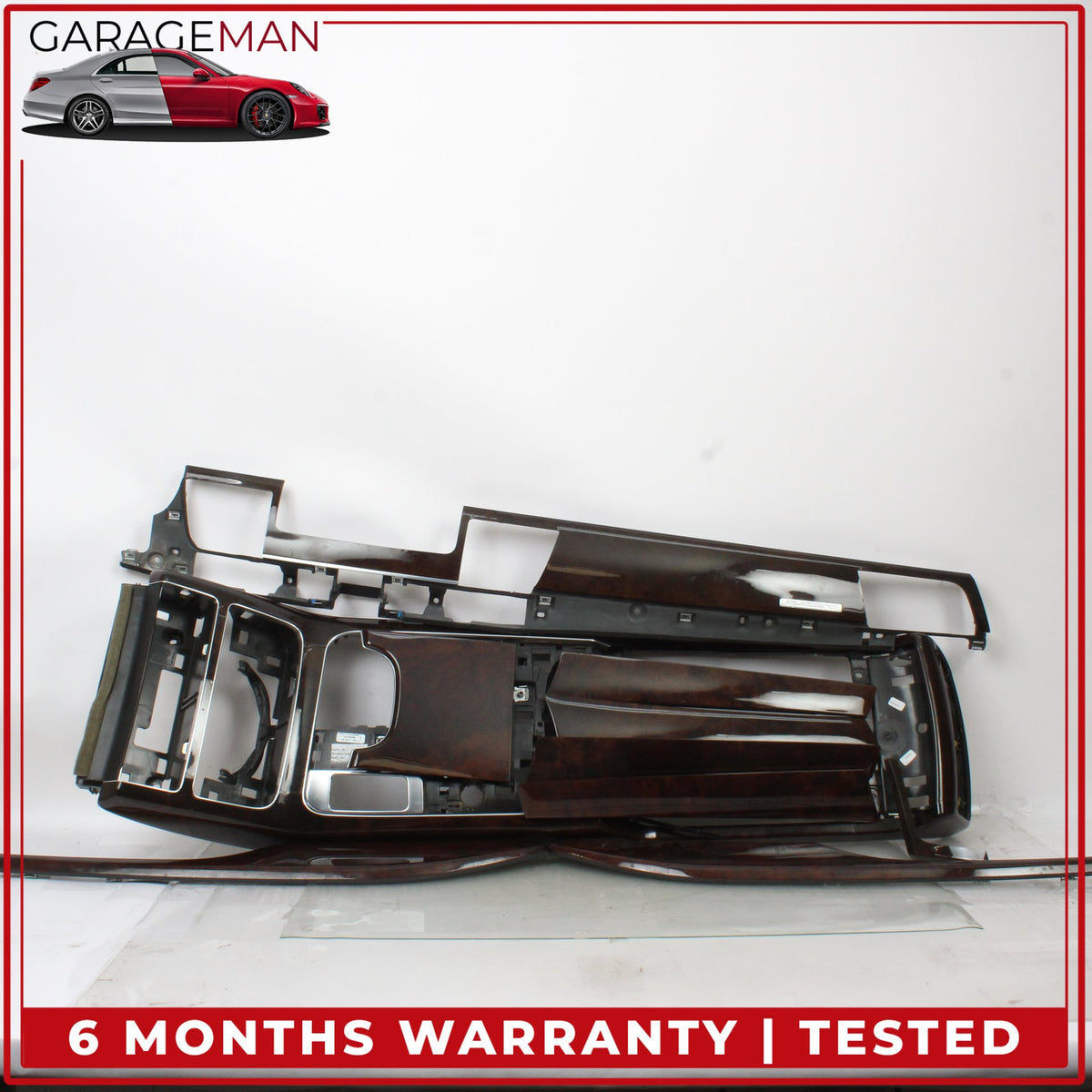 2011-2018 Audi A8 Front Rear Interior Trim Cover Panel Wood Set OEM